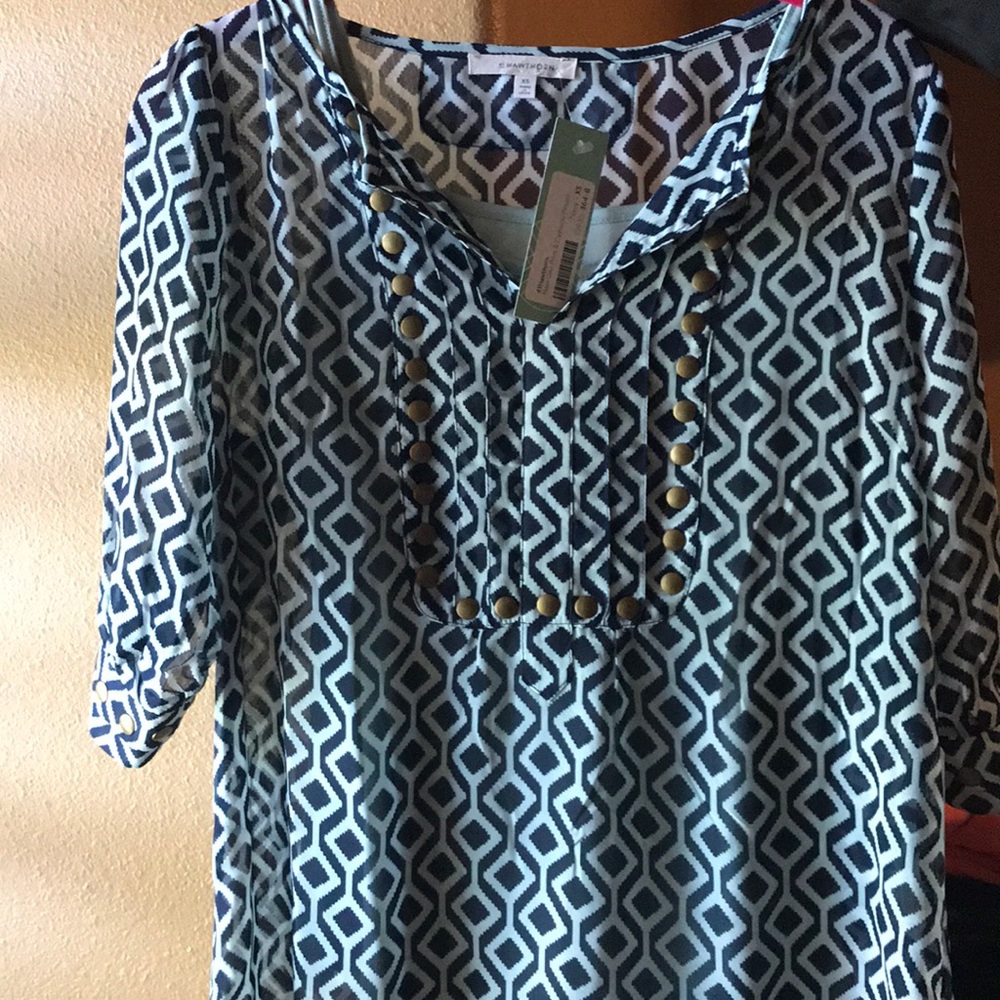 Short sleeve Hawthorne XS blouse